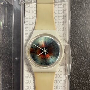 REPAIR Swatch Ian Rankin Watch needs new strap and battery dust